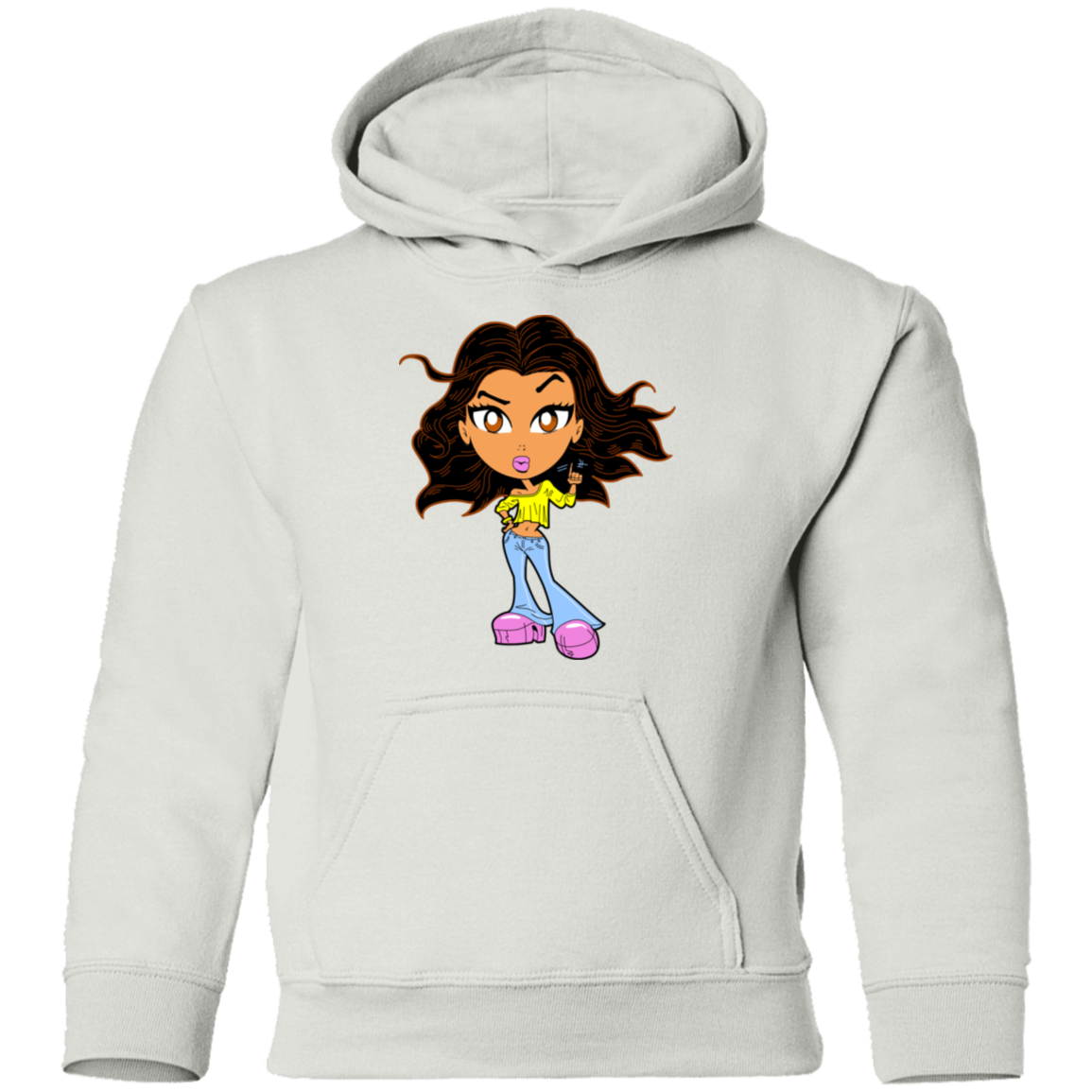 Cartoon Girl Kids Hoodie