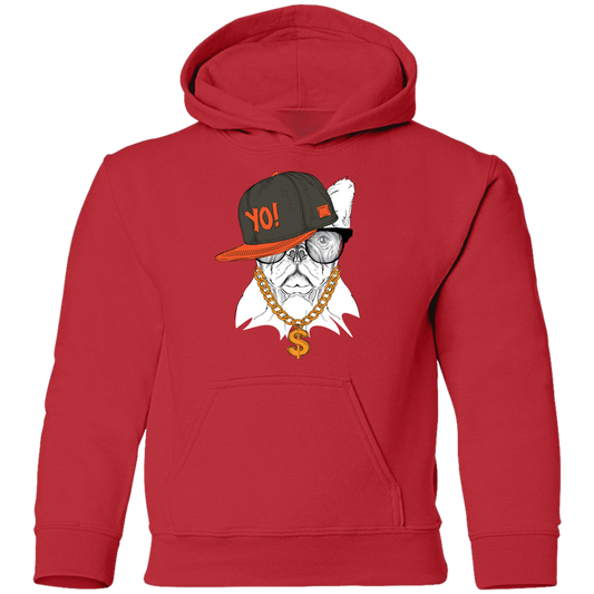 Hip Hop French Bulldog Kids Hoodie