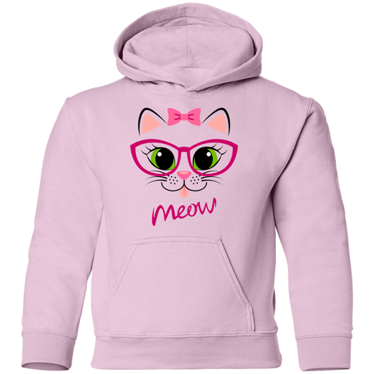 Pink Kitty Cat Kids Hoodie