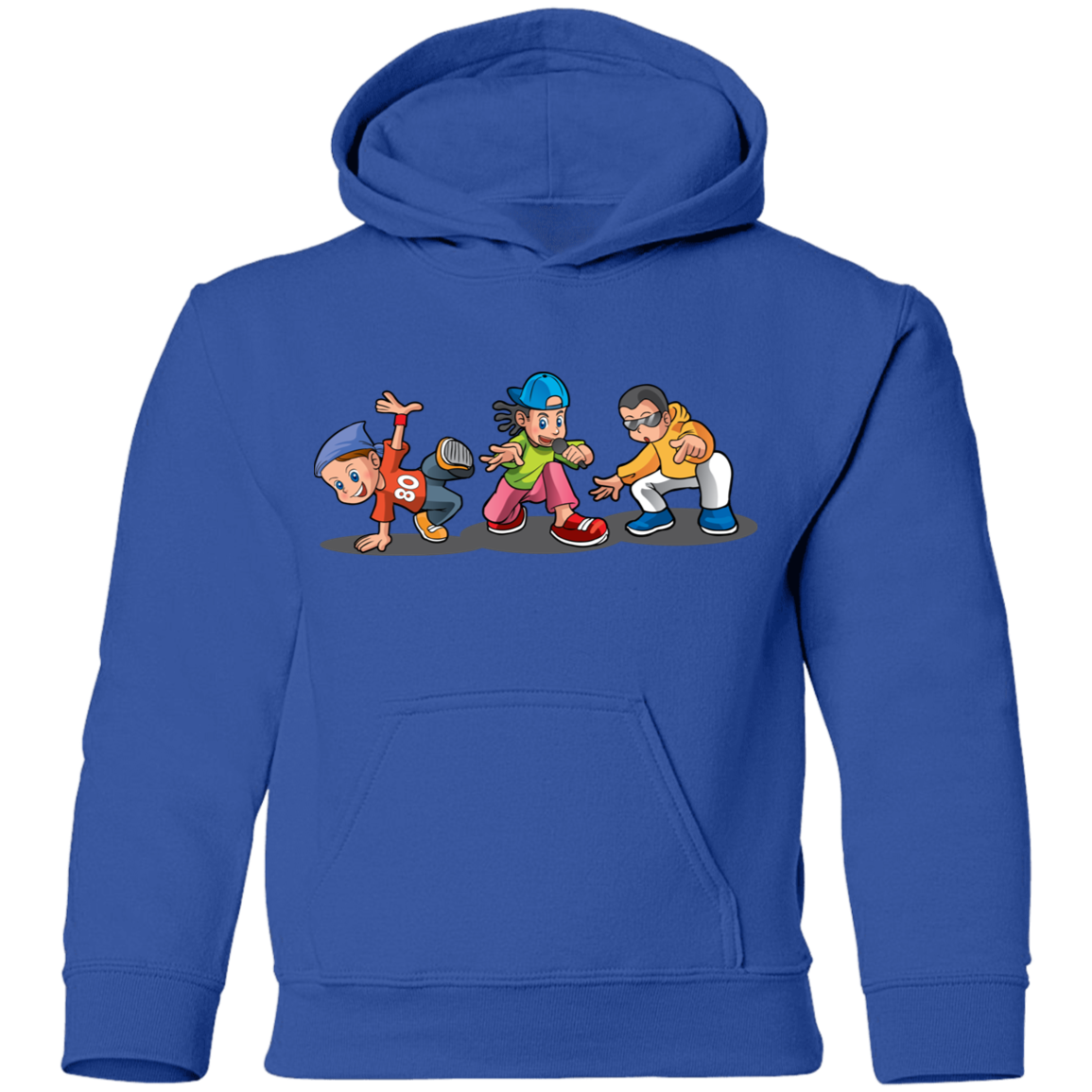 Hip Hop Cartoon Kids Hoodie