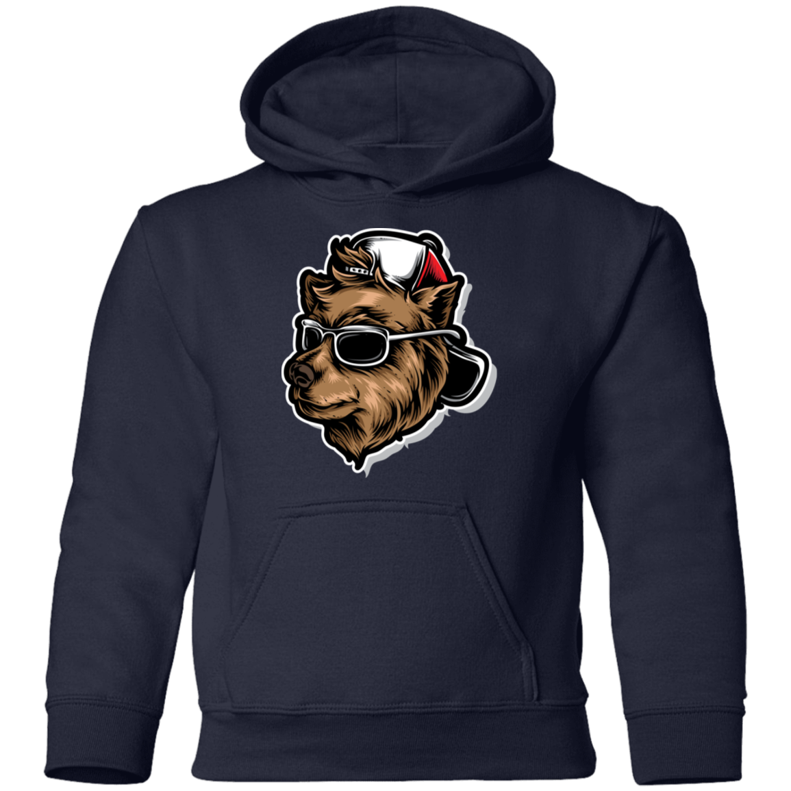 Cool Bear Cartoon Kids Hoodie