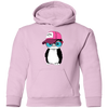 Hipster Penguin Kids Hoodie