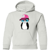 Hipster Penguin Kids Hoodie