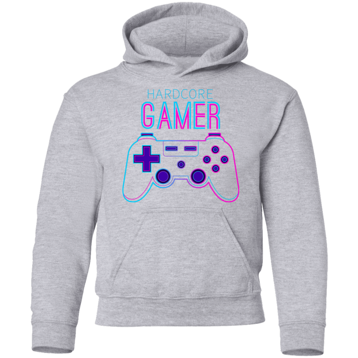 Hardcore Gamer Kids Hoodie