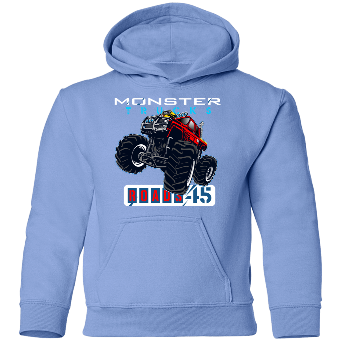 Monster Truck Kids Hoodie