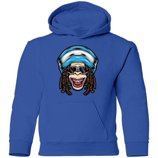 Monkey Dread Locks Kids Hoodie