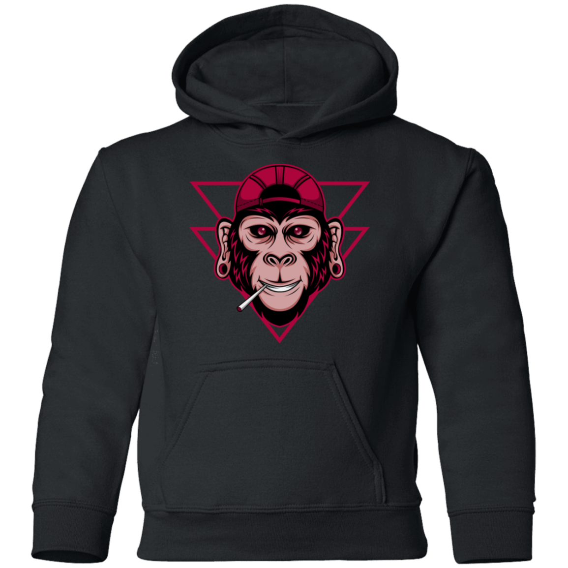 Hip Hop Cool Monkey Kids Hoodie