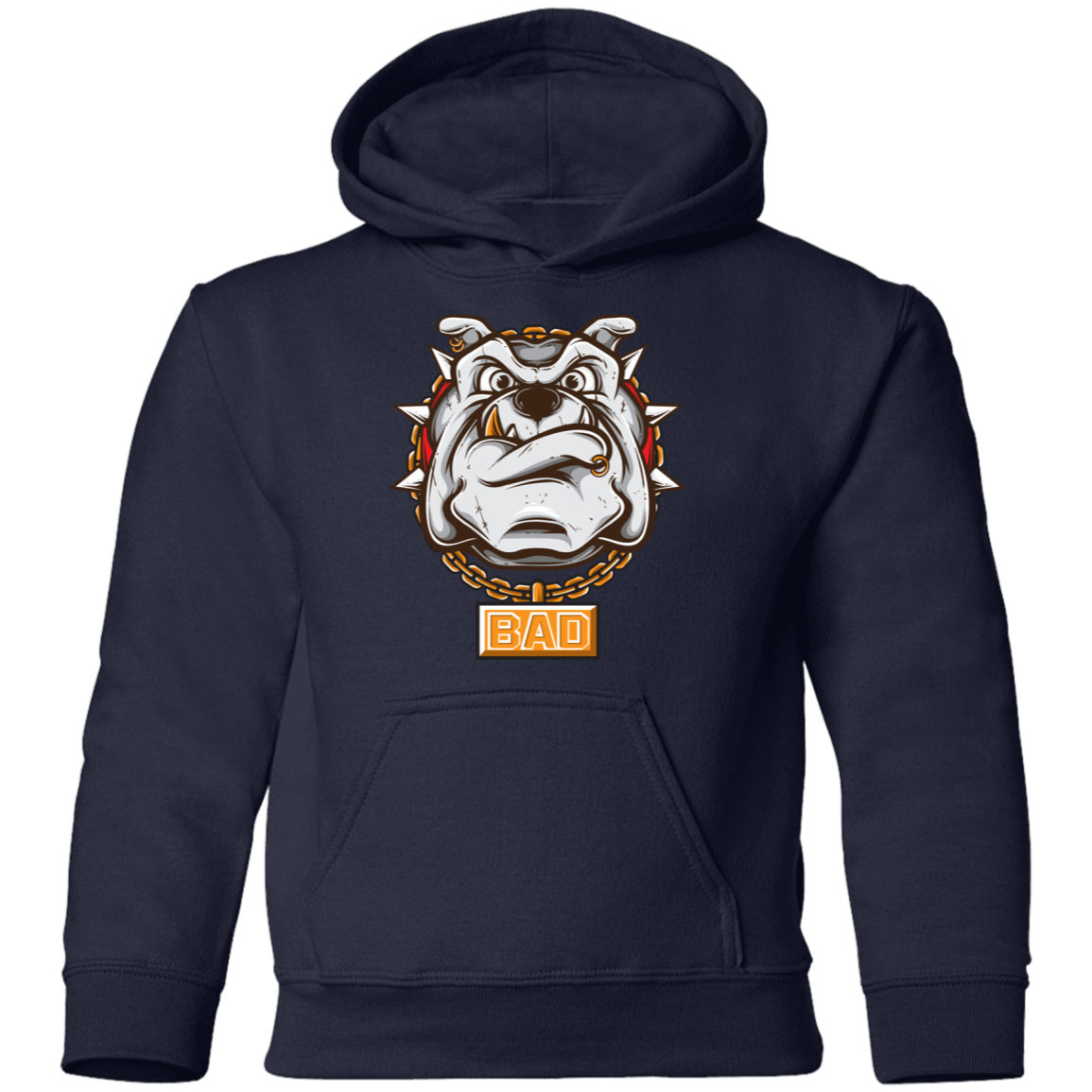 Bulldog Cartoon Kids Hoodie