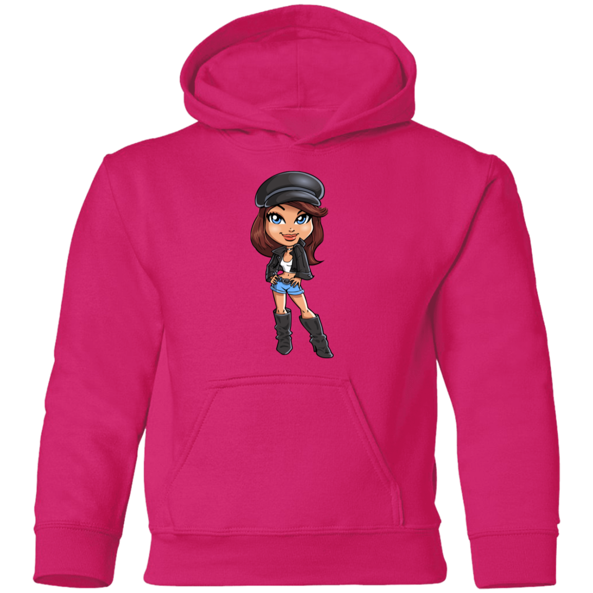 Cartoon Girl Kids Hoodie