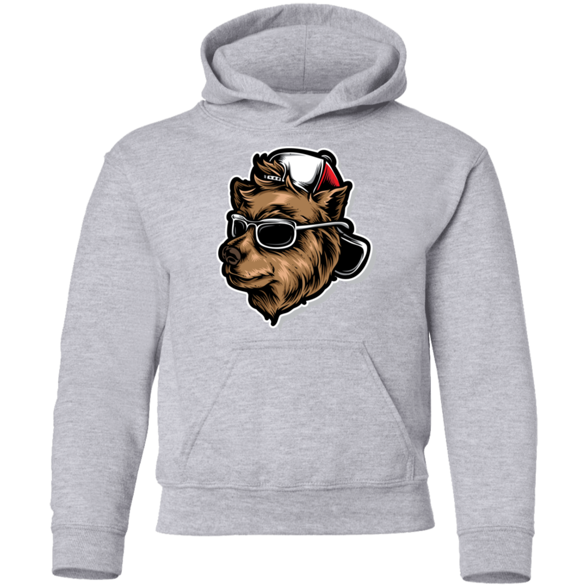 Cool Bear Cartoon Kids Hoodie