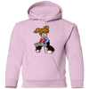 Keyboard Girl Cartoon Kids Hoodie