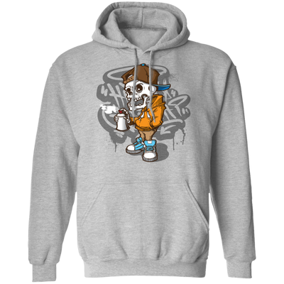 Skeleton Graffiti Artist Hoodie CC