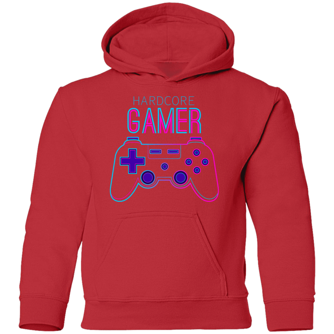 Hardcore Gamer Kids Hoodie