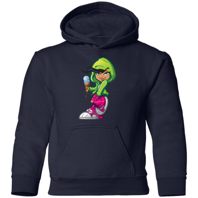 Ice Cream Girl Cartoon Kids Hoodie