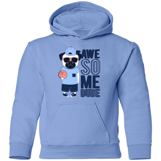 Awesome Dude Dog Kids Hoodie