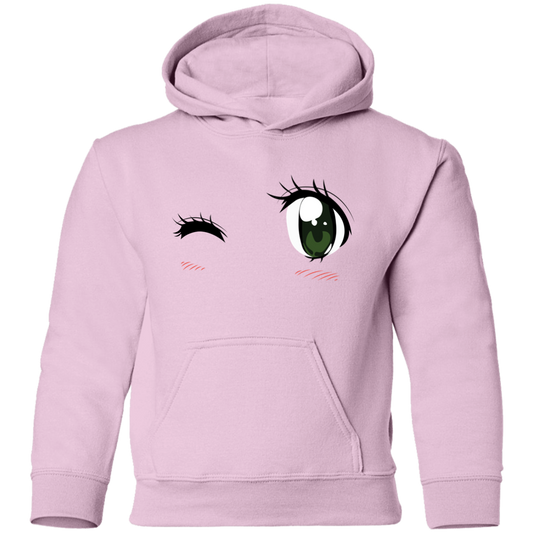 Winking Eyes Kids Hoodie