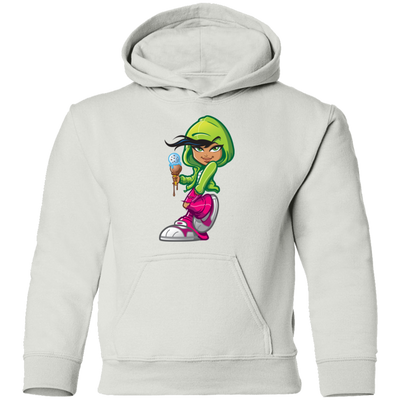 Ice Cream Girl Cartoon Kids Hoodie