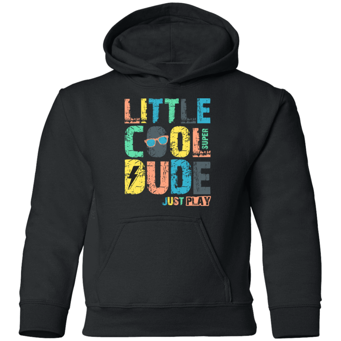 Little Cool Dude Kids Hoodie
