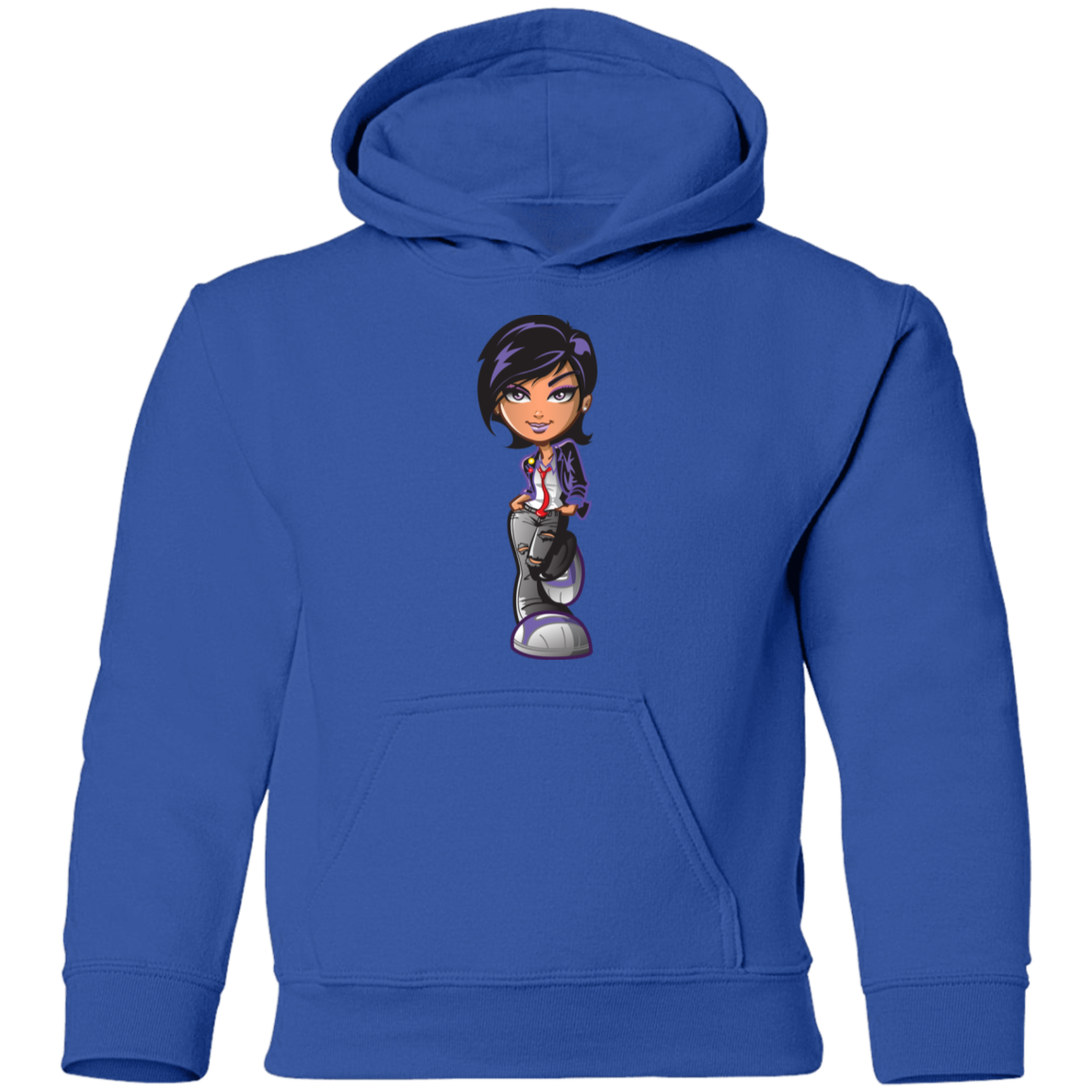 Cartoon Girl Kids Hoodie