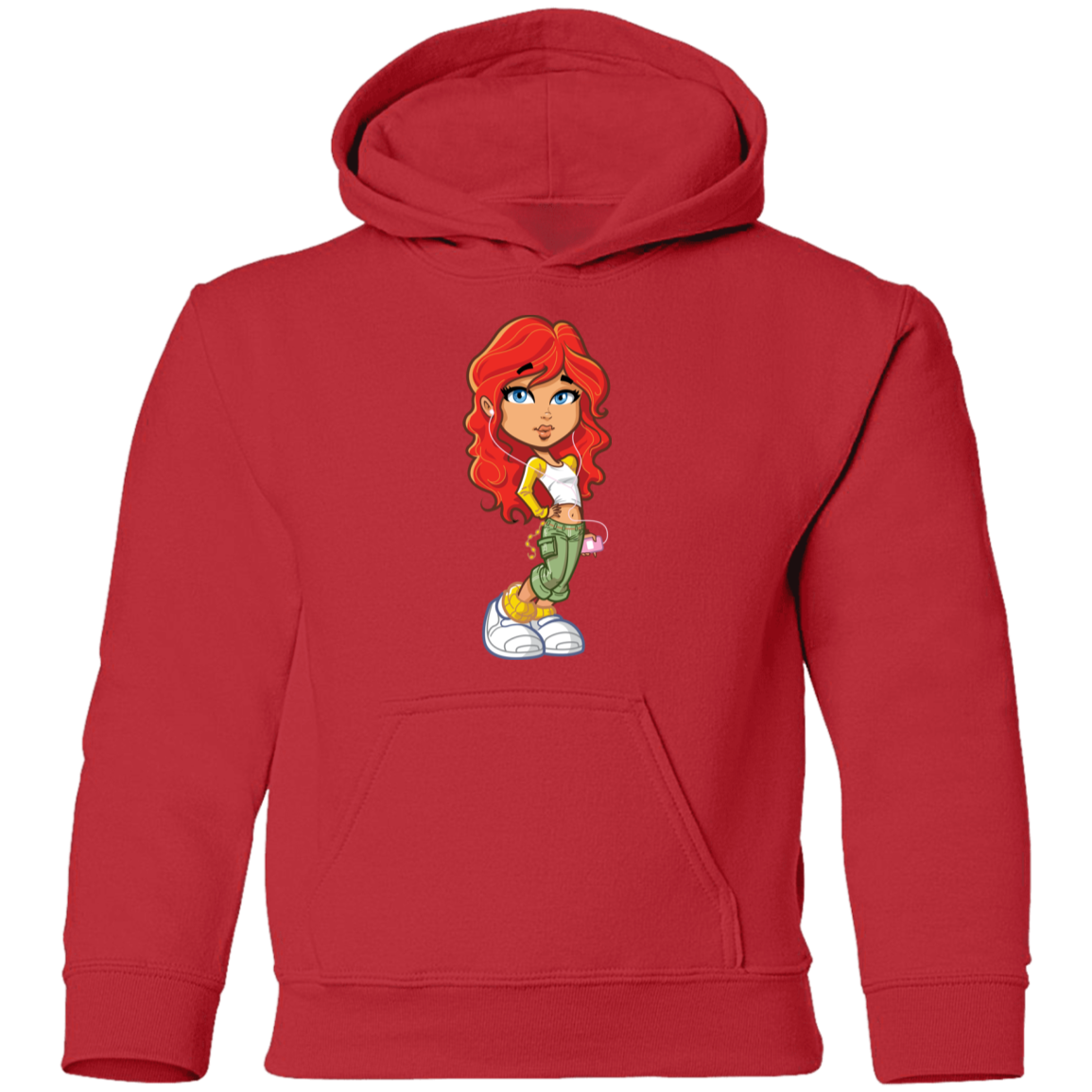 Cartoon Girl Kids Hoodie