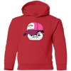 Hipster penguin Head Kids Hoodie