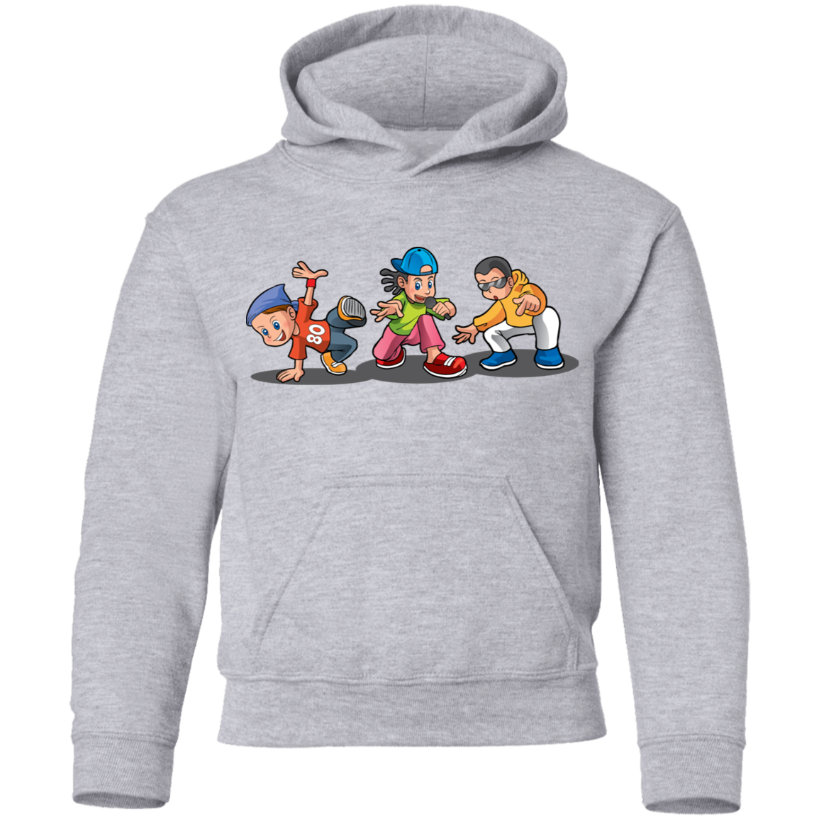 Hip Hop Cartoon Kids Hoodie