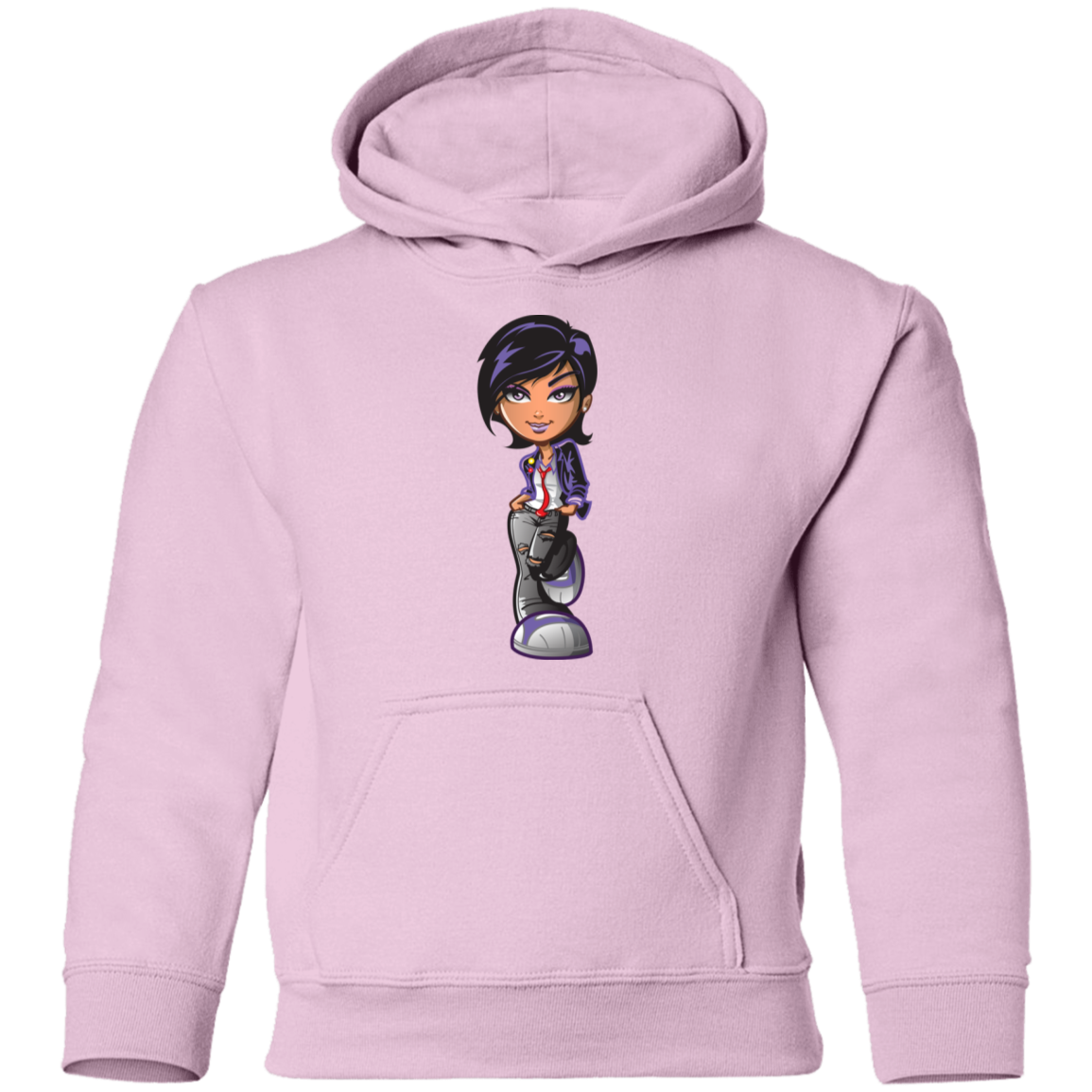 Cartoon Girl Kids Hoodie