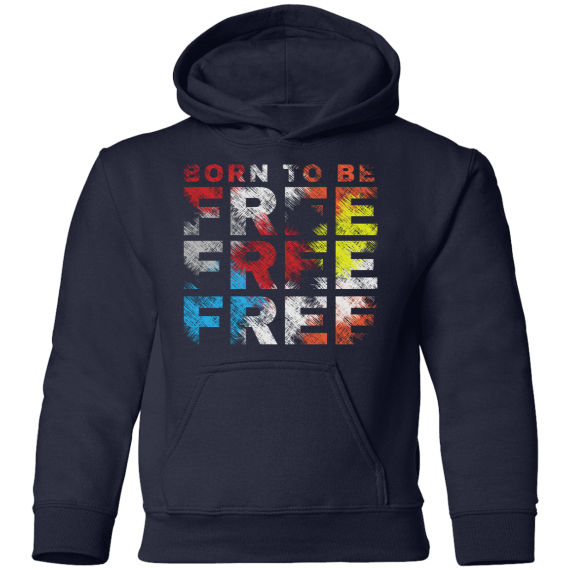 Born to Be Free Kids Hoodie