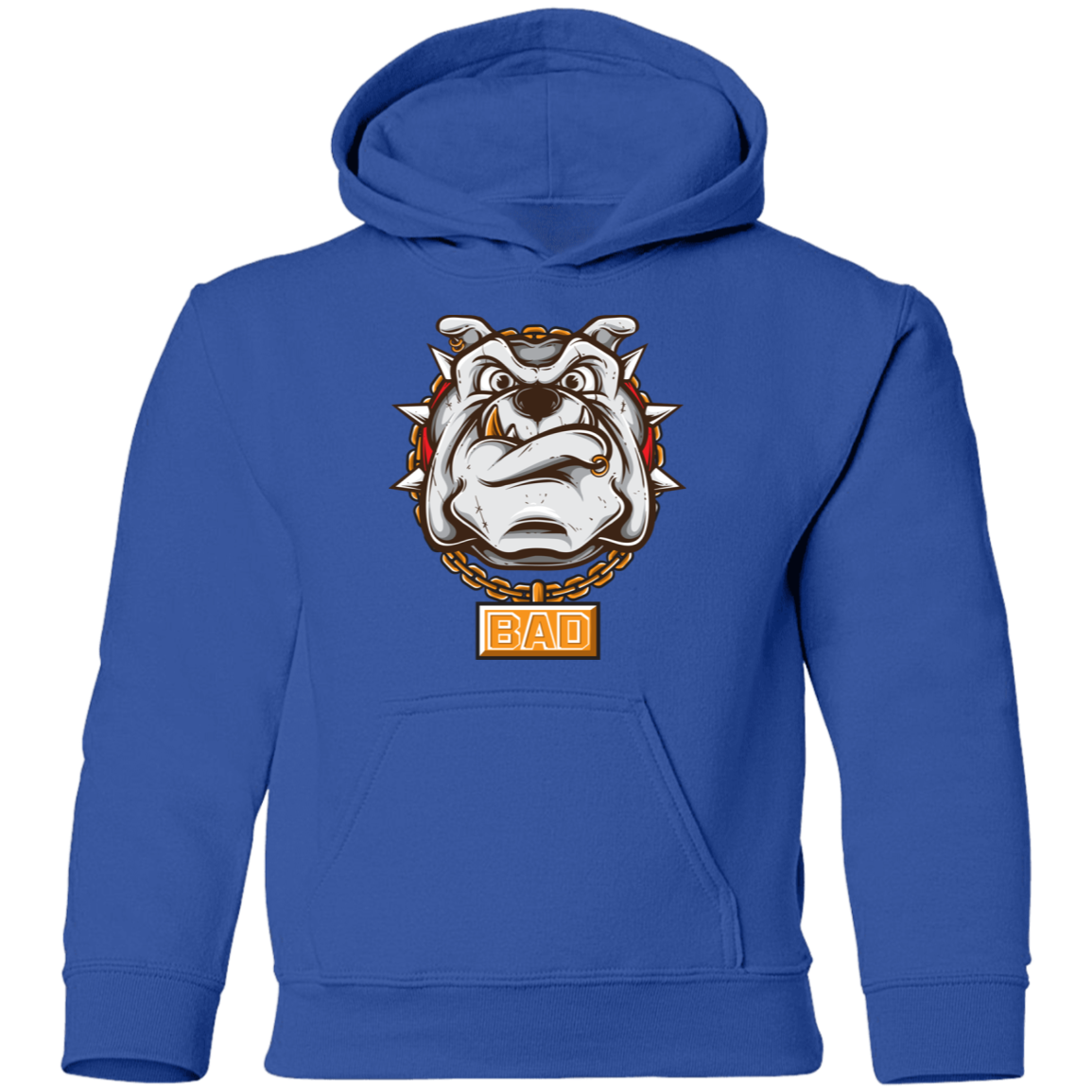 Bulldog Cartoon Kids Hoodie