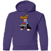 Keyboard Girl Cartoon Kids Hoodie