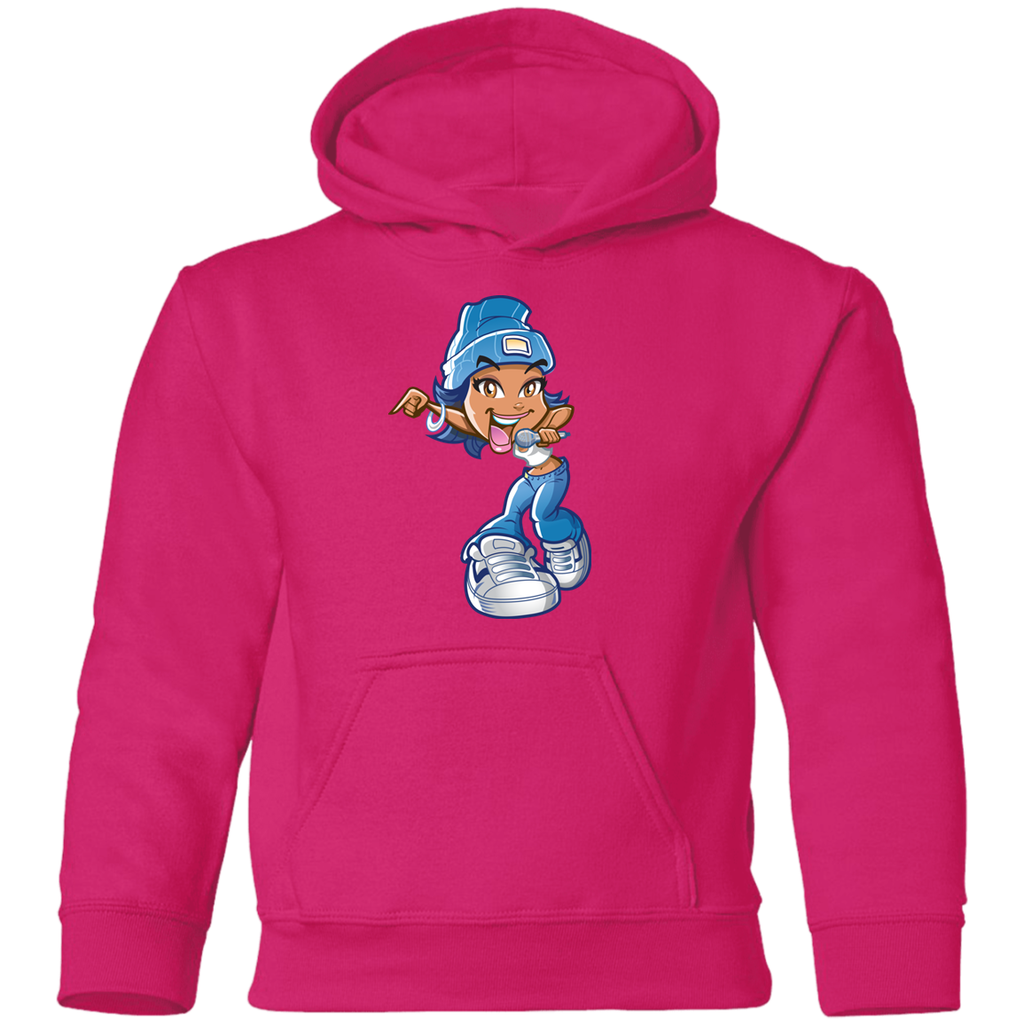 Cartoon Girl Kids Hoodie