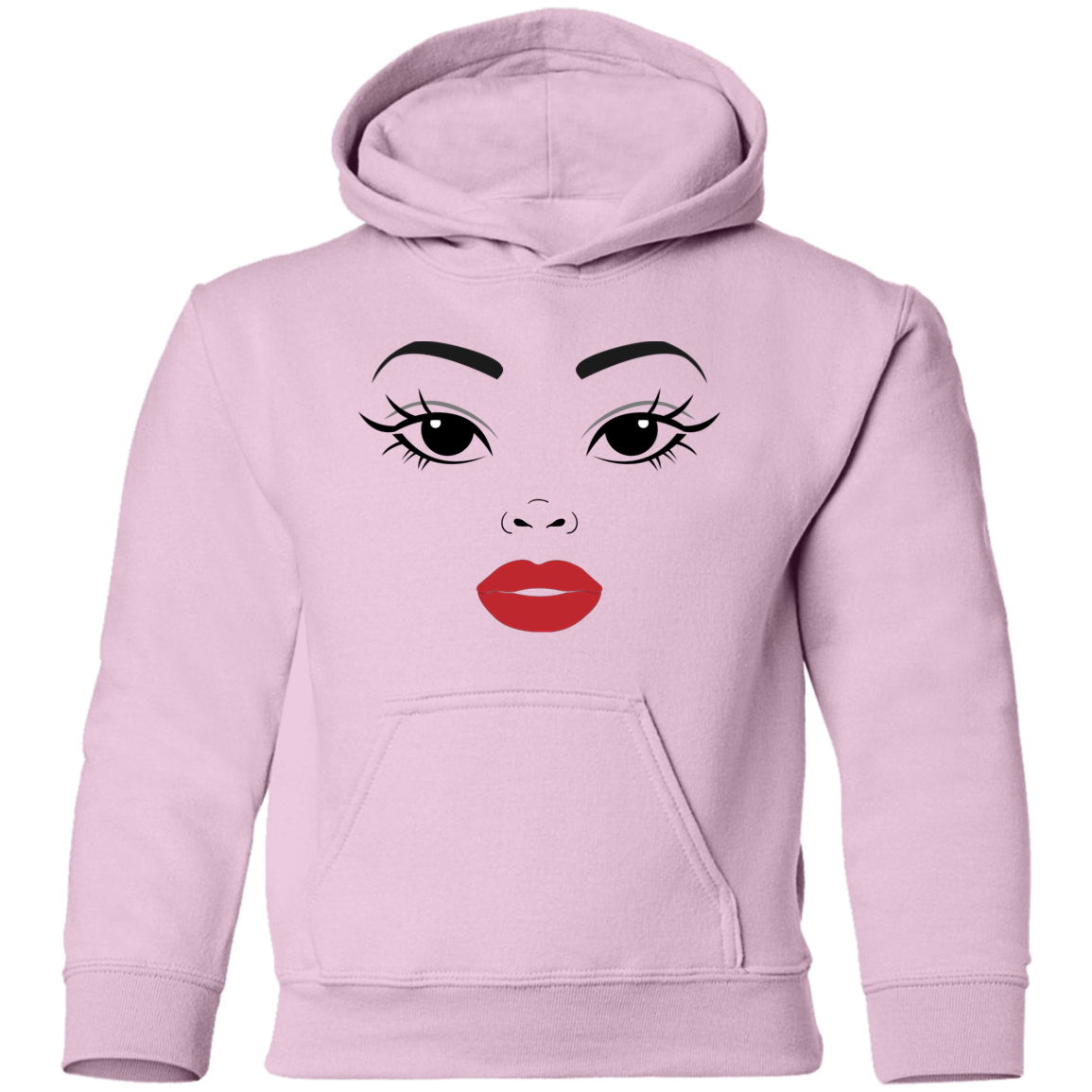 Girl Face Kids Hoodie