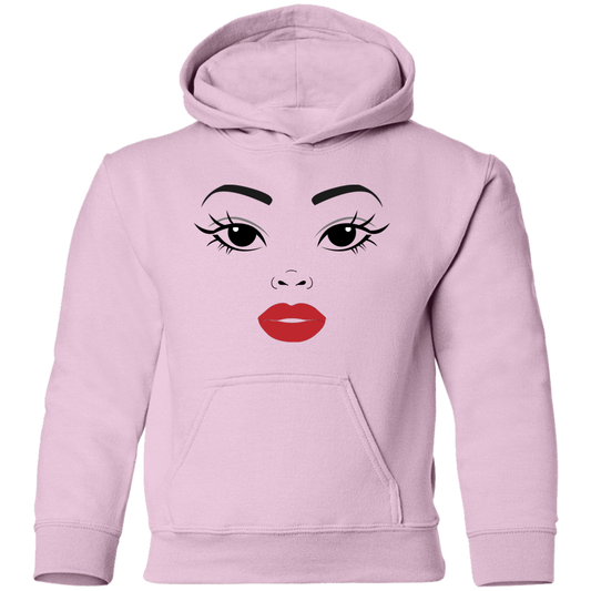 Girl Face Kids Hoodie