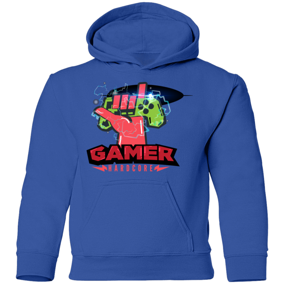 Hardcore Gamer Kids Hoodie