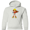 Construction Girl Cartoon Kids Hoodie