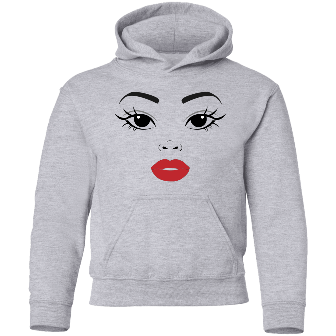 Girl Face Kids Hoodie
