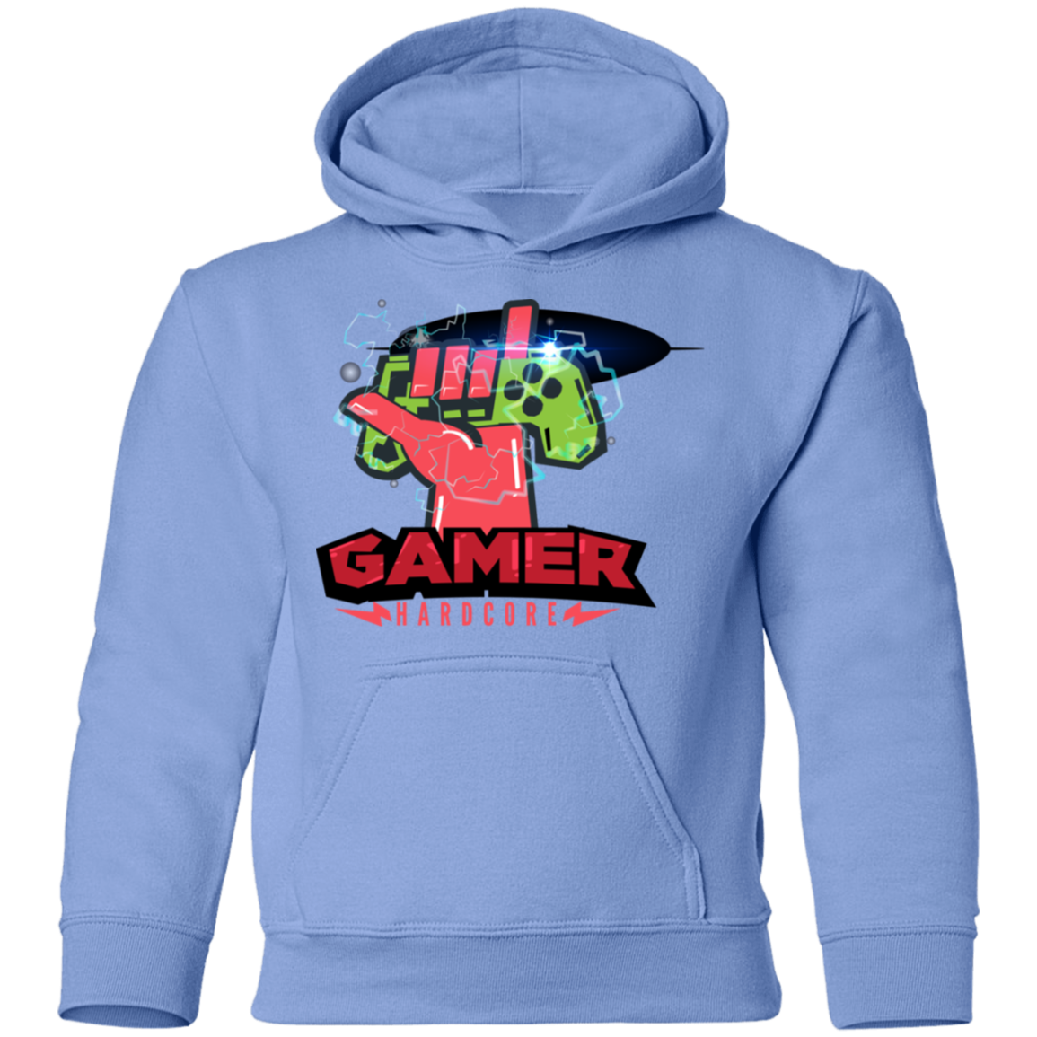 Hardcore Gamer Kids Hoodie