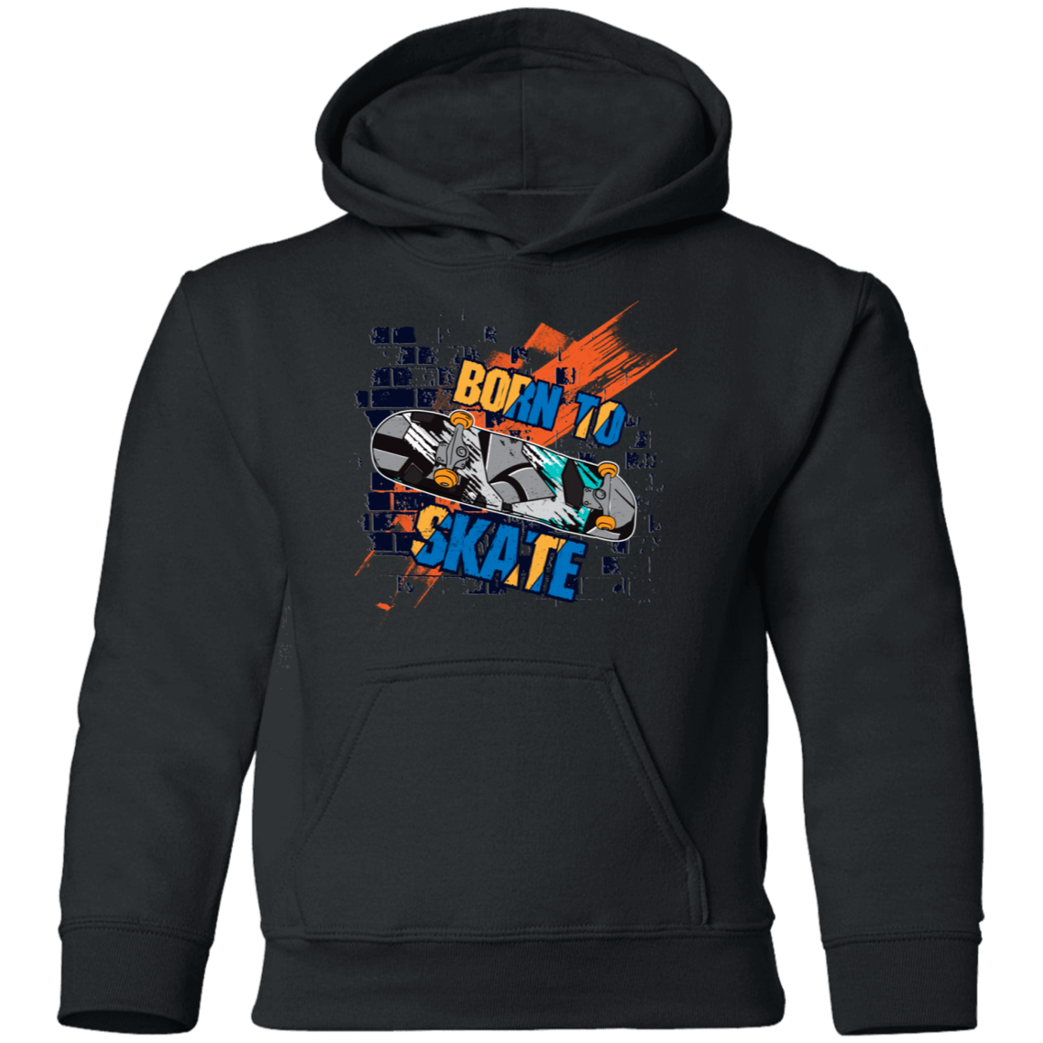 Born to Skate Kids Hoodie