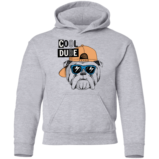 Cool Dude Dog Kids Hoodie