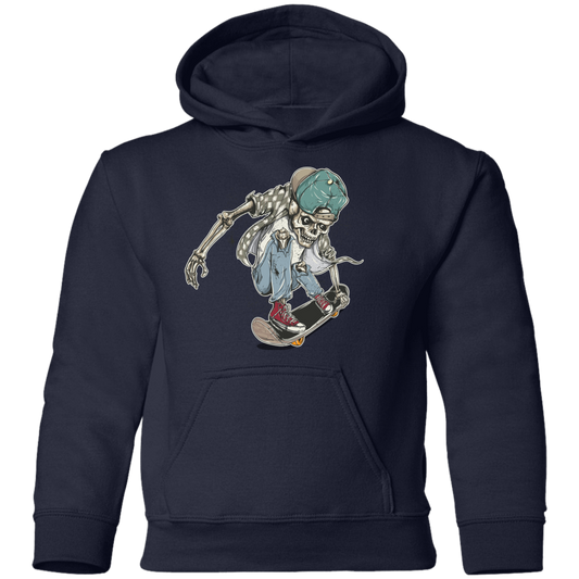 Skeleton Skater Kids Hoodie