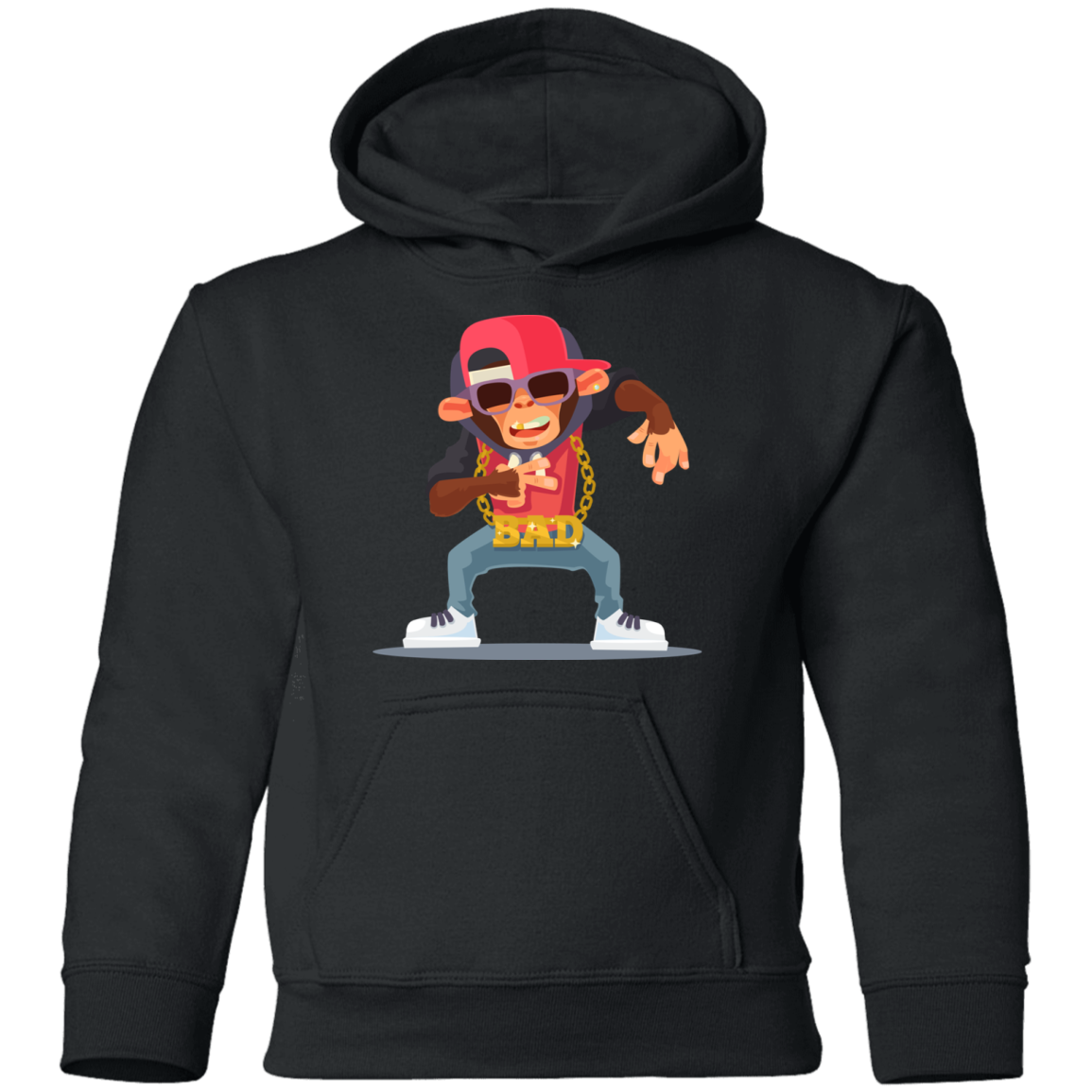 Hip Hop Monkey Kids Hoodie
