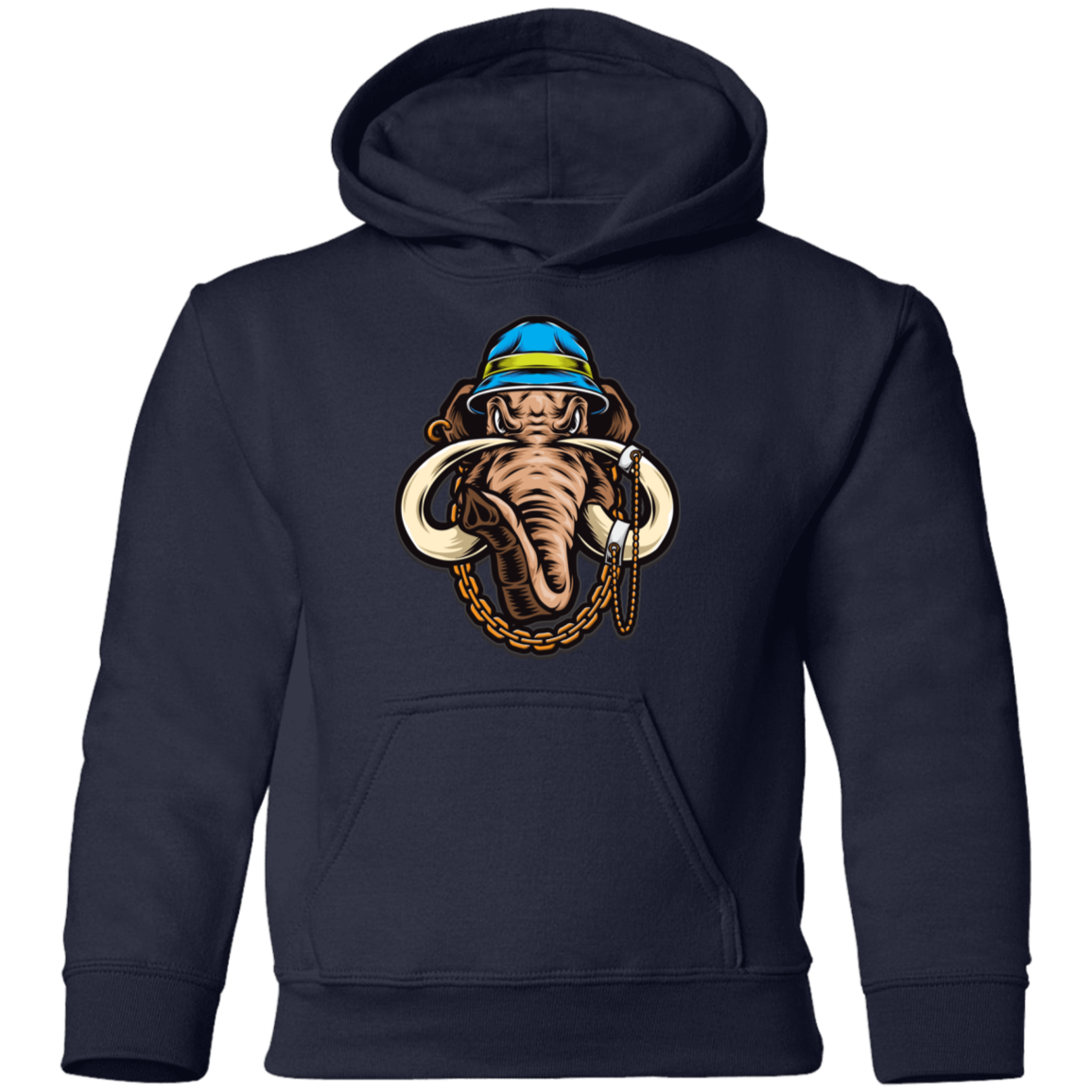 Hip Hop Elephant Kids Hoodie