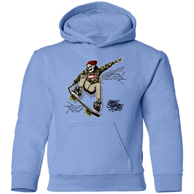 Skeleton Skater Kids Hoodie