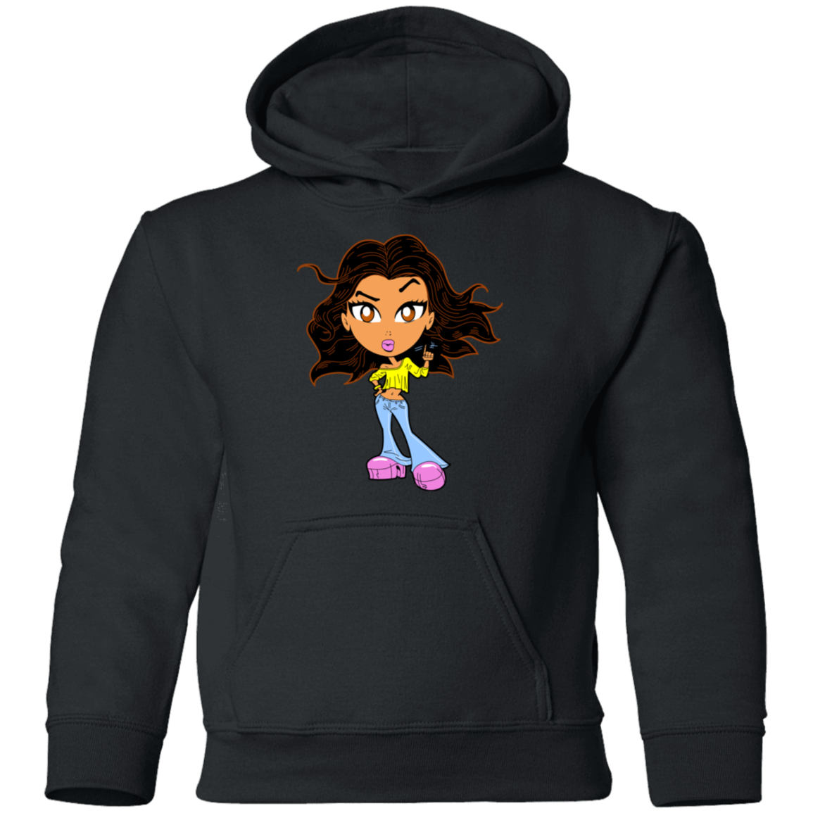 Cartoon Girl Kids Hoodie