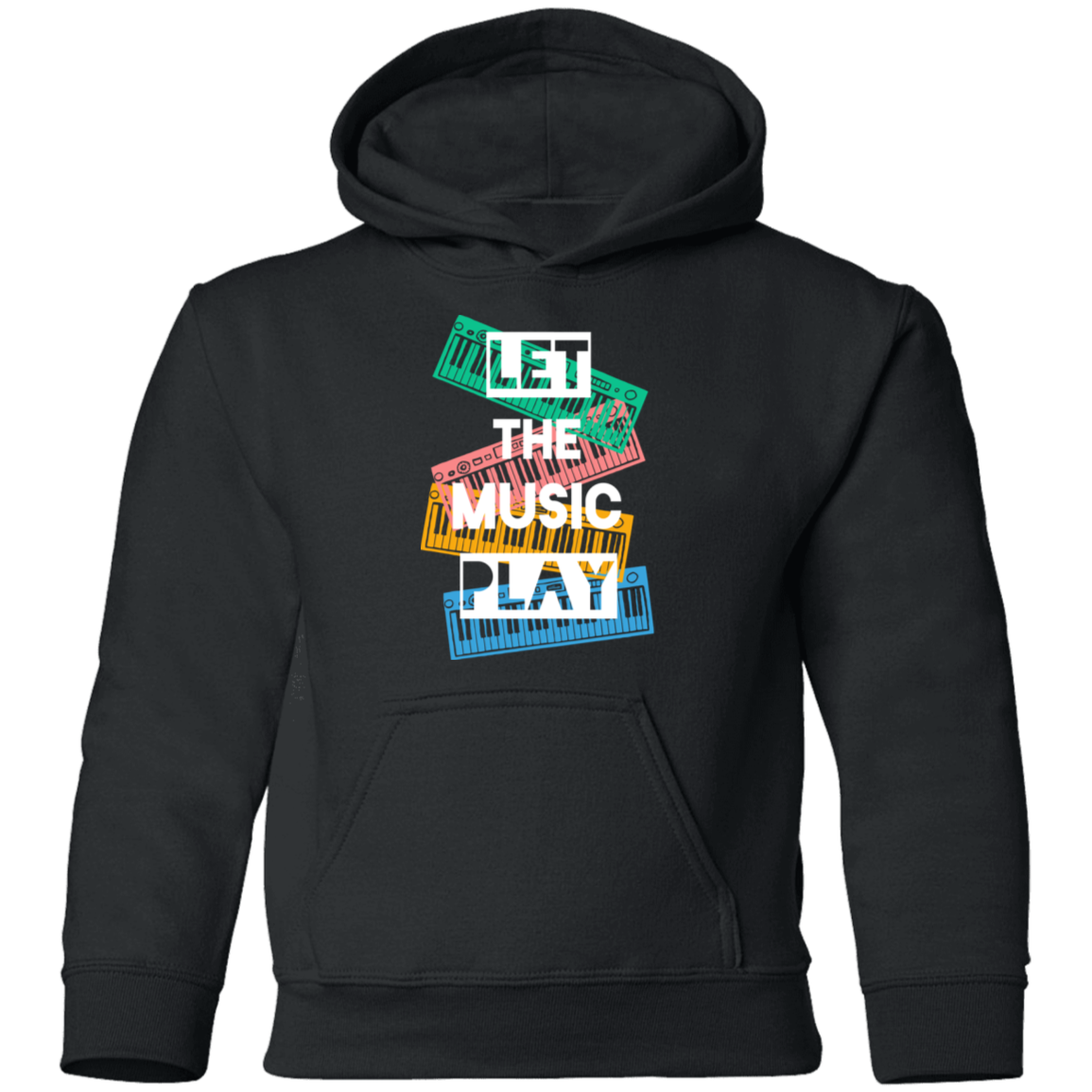 Let the Music Play Kids Hoodie