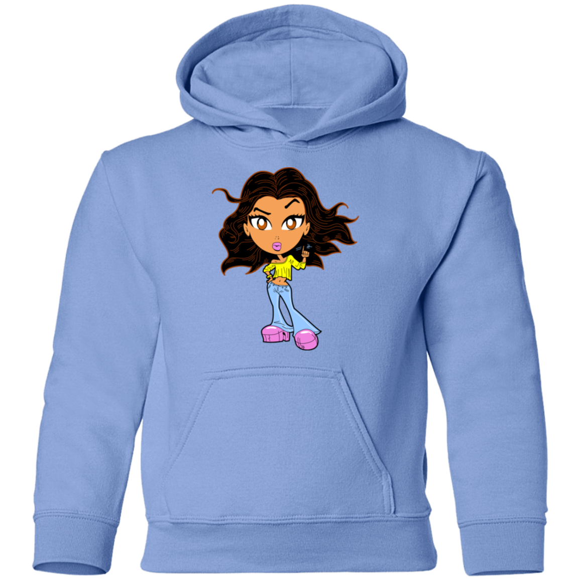 Cartoon Girl Kids Hoodie