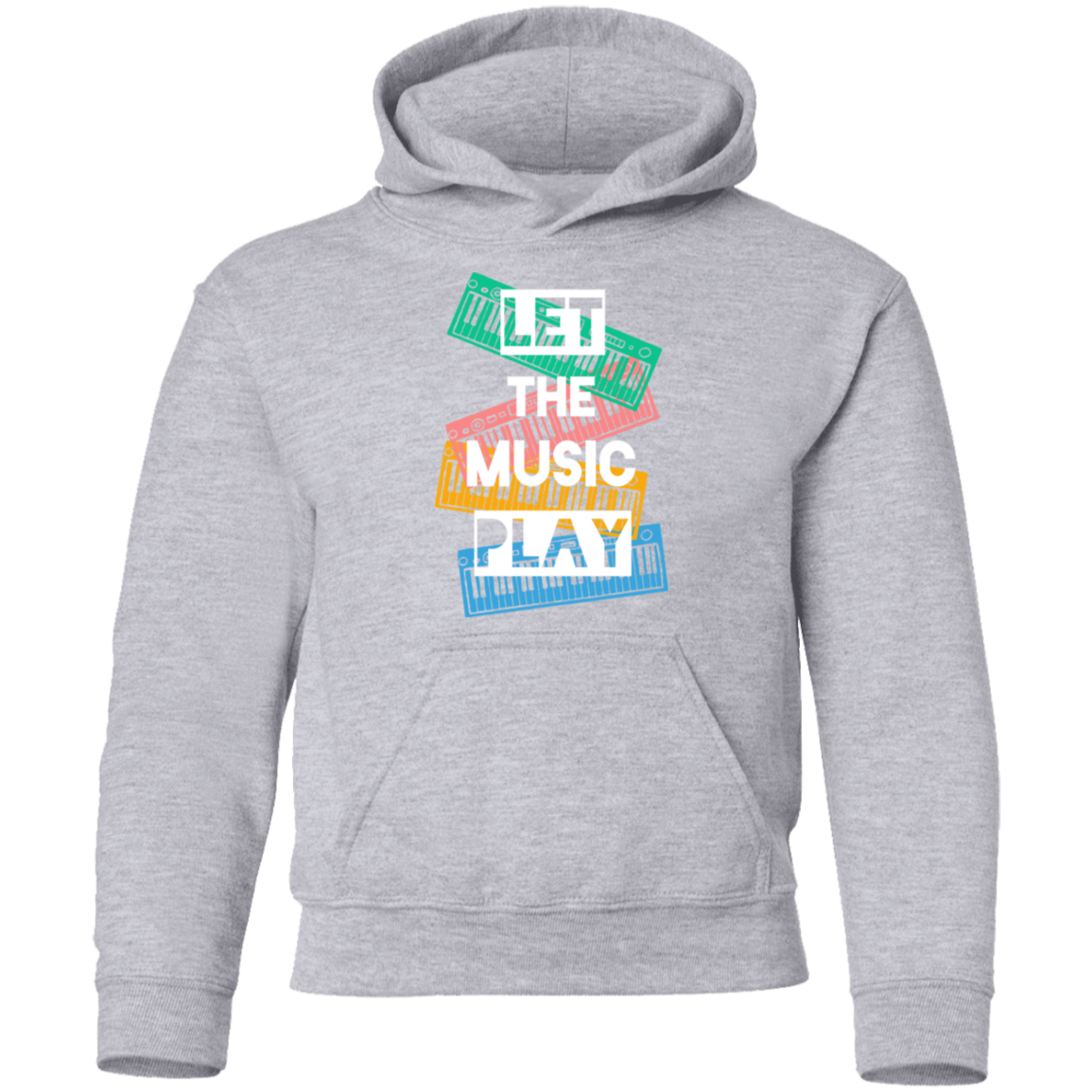 Let the Music Play Kids Hoodie