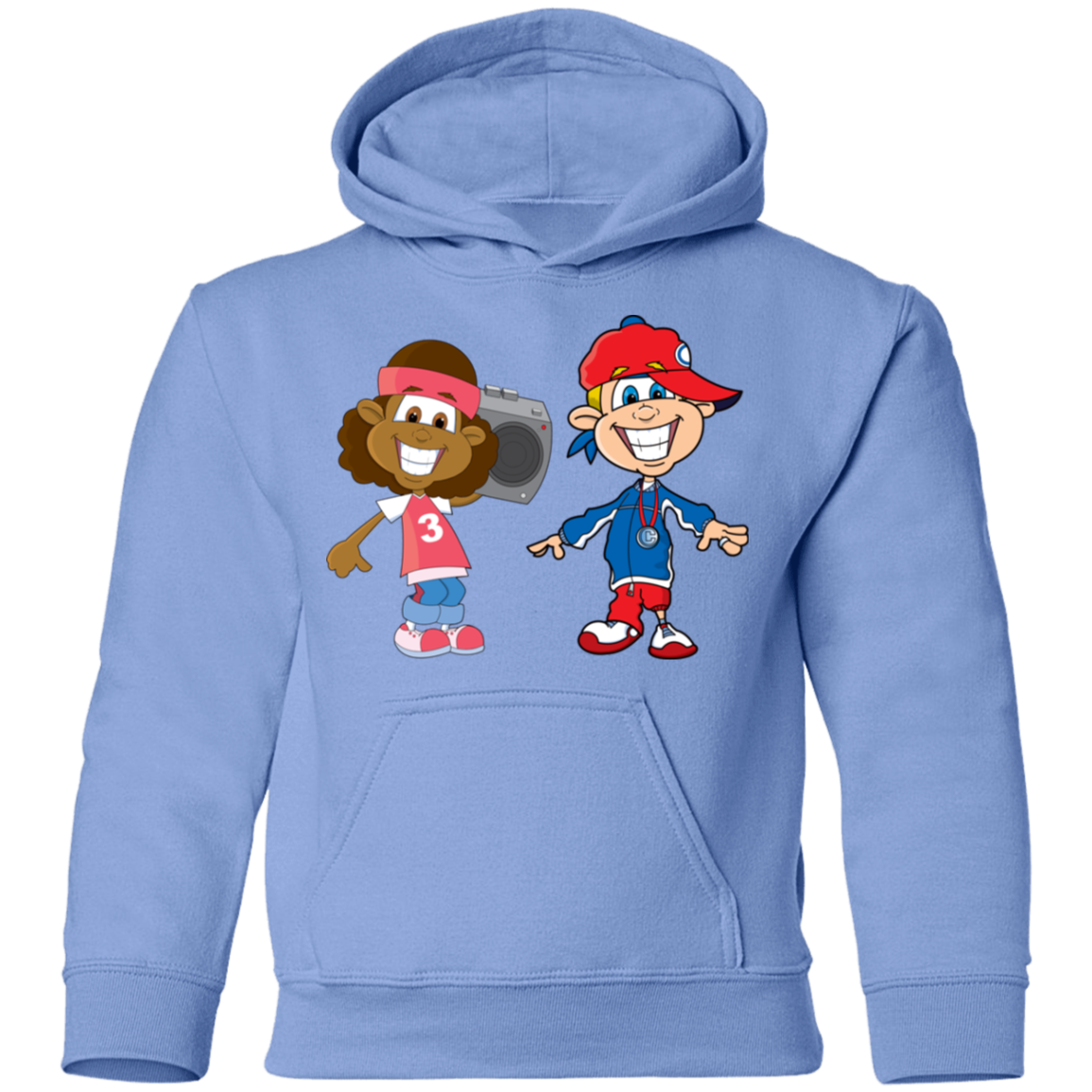 Hip Hop Cartoon Kids Hoodie