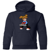 Keyboard Girl Cartoon Kids Hoodie