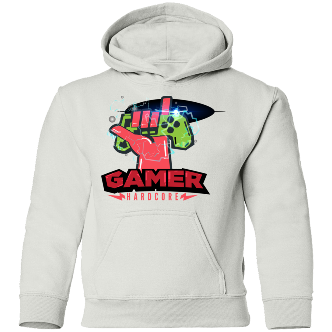 Hardcore Gamer Kids Hoodie